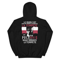 Thumbnail for Sweatshirt Pologne noir - Les Polonais répondirent : tempête