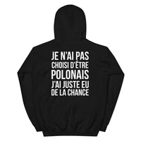 Thumbnail for Sweatshirt Pologne noir - Je n'ai pas choisi d'être Polonais