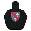 Sweat à capuche Bourbonnais - Blason du Bourbonnais face