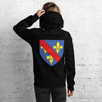 Thumbnail for Sweat à capuche Bourbonnais - Blason du Bourbonnais dos