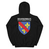 Sweat à capuche Bourbonnais - Blason du Bourbonnais face