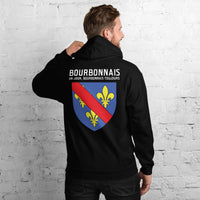 Thumbnail for Sweat à capuche Bourbonnais - Blason du Bourbonnais dos