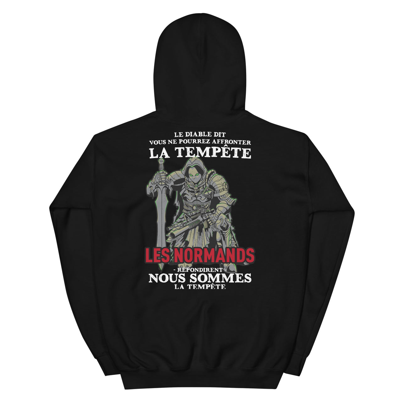 Sweat à capuche Normandie - Fierté et humour normand face