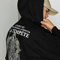 Thumbnail for Sweat à capuche Normandie - Fierté et humour normand dos