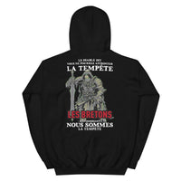 Thumbnail for Sweat à capuche Bretagne - Les Bretons, La tempête face