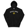 Sweatshirt Normandie noir - effet American College délavé