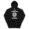 Sweatshirt Bretagne noir - Chassez les Bretons au galop