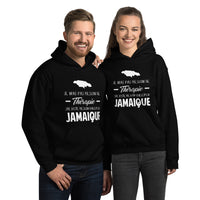 Thumbnail for Sweatshirt Jamaïque rouge - Je n'ai pas besoin de thérapie
