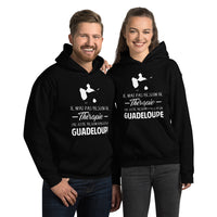 Thumbnail for Sweatshirt Guadeloupe gris foncé dos - Pas besoin de thérapie