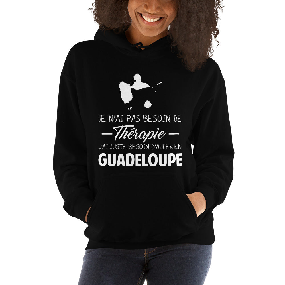 Sweatshirt Guadeloupe bleu marine - Pas besoin de thérapie