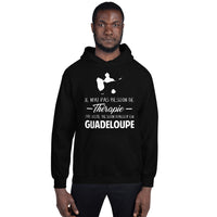 Thumbnail for Sweatshirt Guadeloupe bleu marine dos - Pas besoin de thérapie