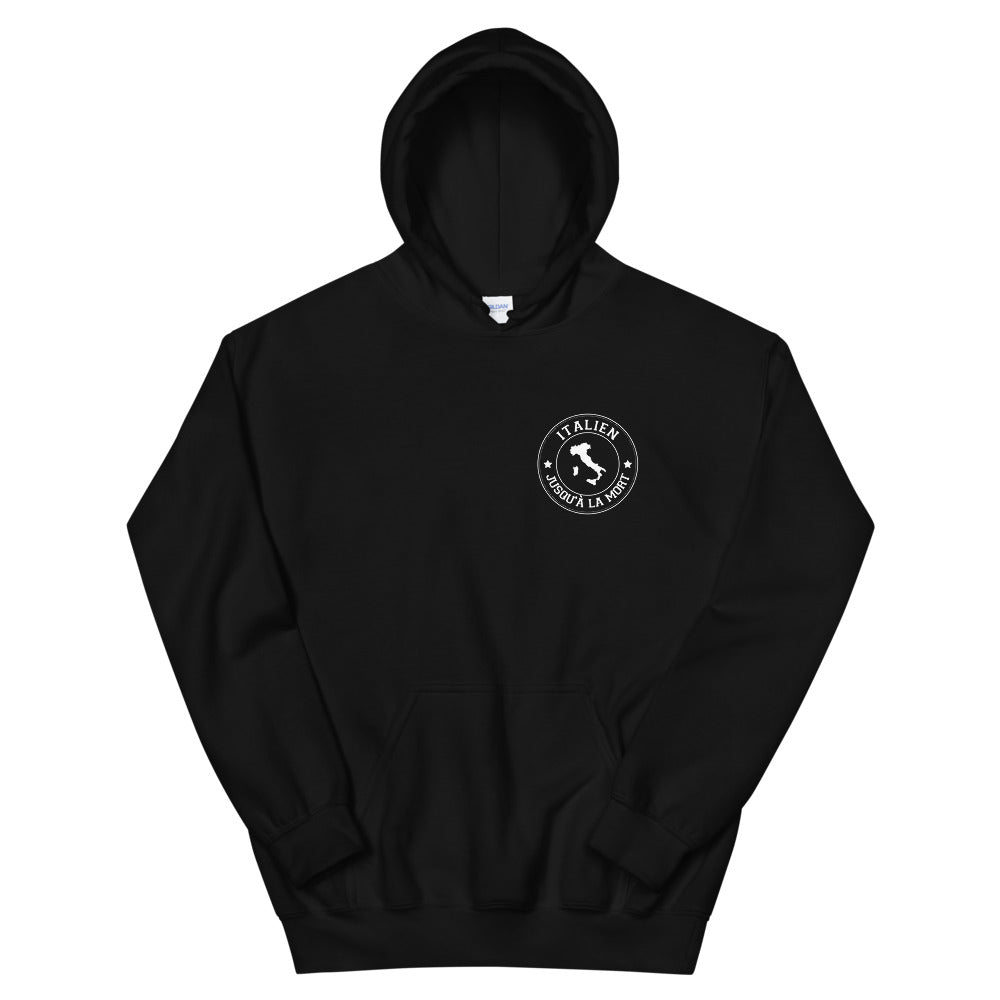 Sweatshirt Italie noir - Italienne jusqu'à la mort