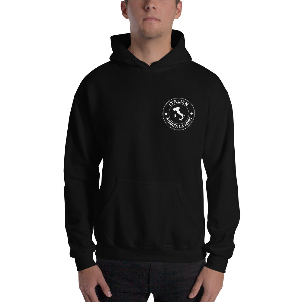 Sweatshirt Italie bordeaux - Italienne jusqu'à la mort