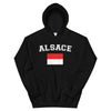 Sweatshirt Alsace noir - Drapeau de l'Alsace Rot un Wiss