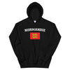 Sweatshirt Normandie noir - Drapeau aux deux Léopards