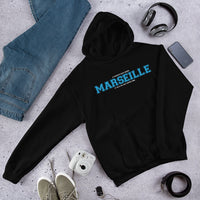 Thumbnail for Sweatshirt Marseille noir dos - Deux équipes, une passion