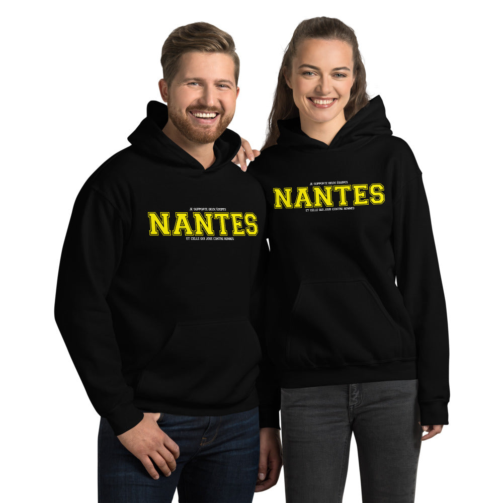 Sweatshirt Bretagne bordeaux - Les deux équipes en fierté