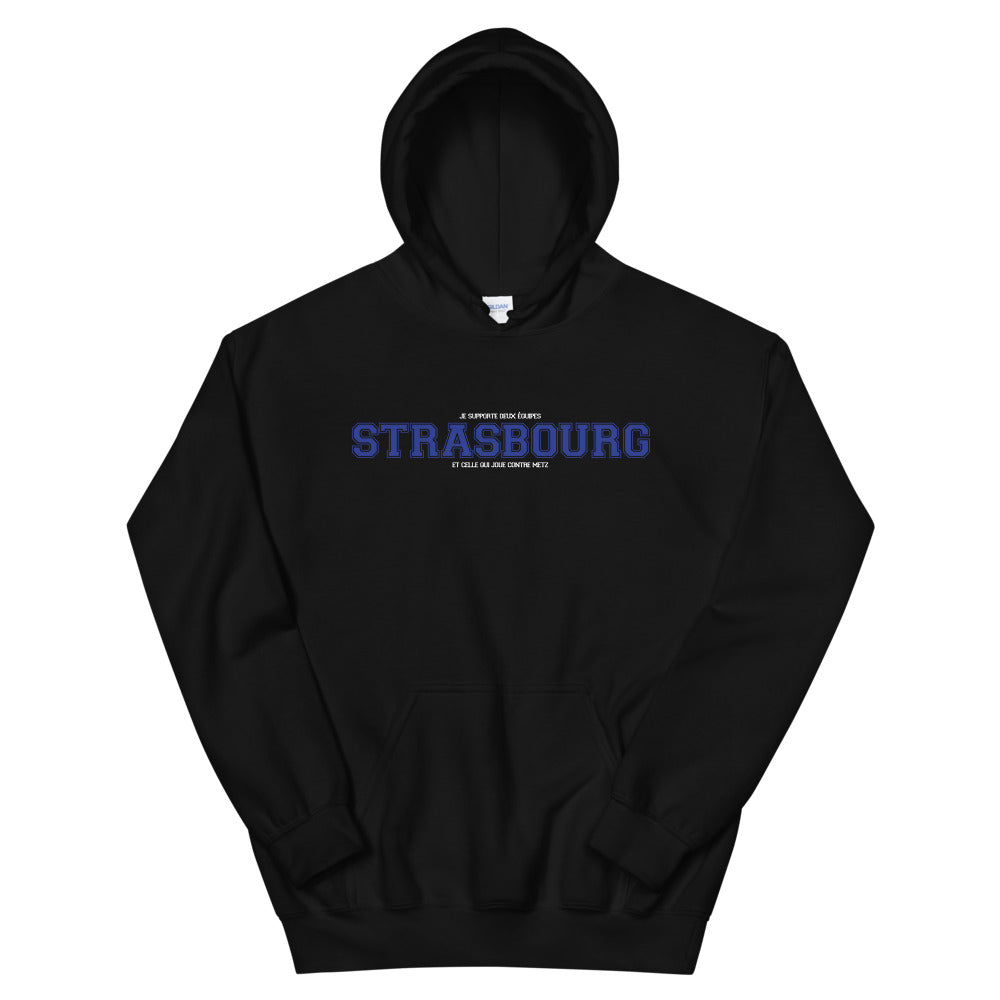 Sweatshirt Alsace noir - Confort et fierté des équipes