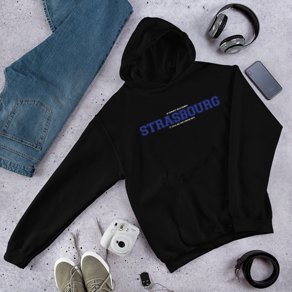 Sweatshirt Alsace bleu marine - Confort et fierté des équipes