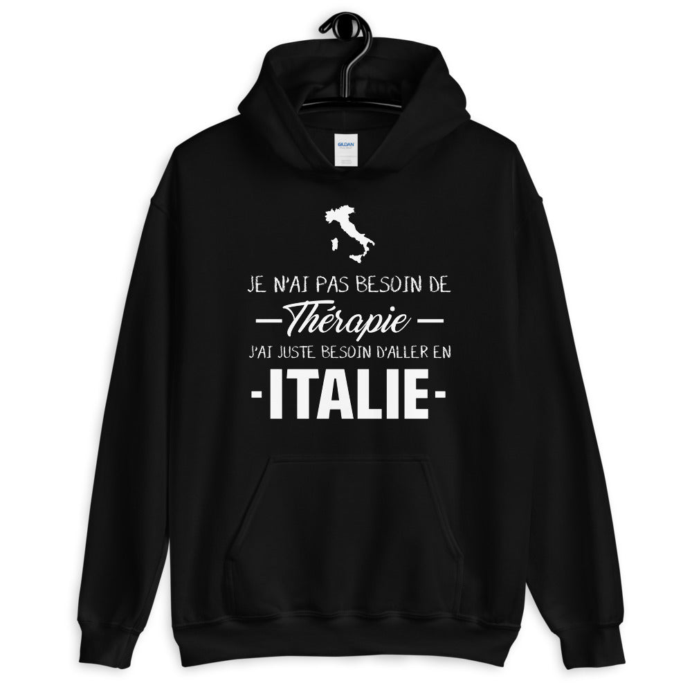 Sweatshirt Italie bleu indigo - Pas besoin de thérapie