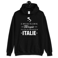 Thumbnail for Sweatshirt Italie bleu indigo - Pas besoin de thérapie