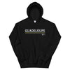 Sweat à capuche Guadeloupe noir - style vintage et confort