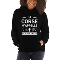 Thumbnail for Sweatshirt Corse bleu indigo - La Corse M'appelle et je dois y aller