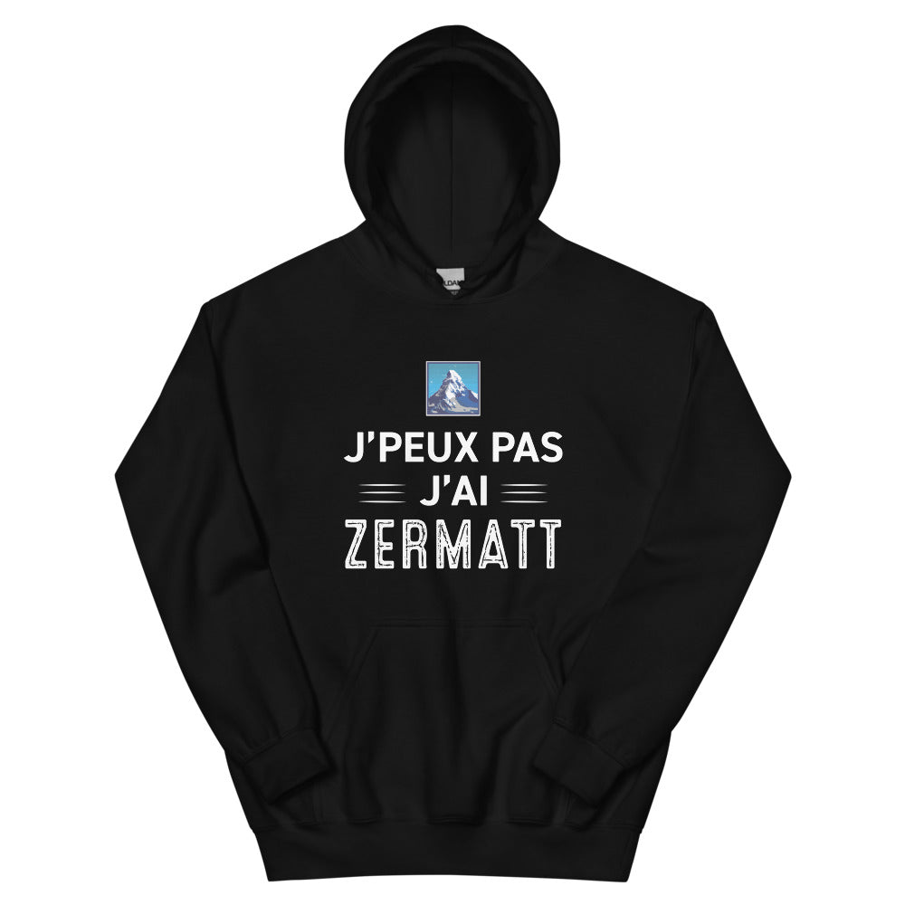 Zermatt j'peux pas - Valais - Sweatshirt à capuche standard