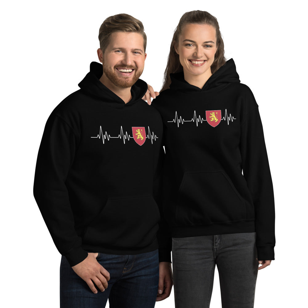 Battement de coeur blason de l'Aveyron / Rouergue - Sweatshirt à capuche standard