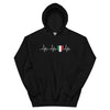 Sweatshirt Italie noir - Battement de coeur blason