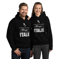 Thumbnail for Sweatshirt Italie bleu marine dos - Je n'ai pas besoin de thérapie
