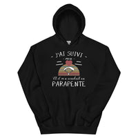 Thumbnail for Sweatshirt Parapente noir - Suivez votre cœur