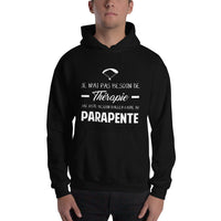Thumbnail for Sweatshirt Parapente bleu indigo - Je n'ai pas besoin de thérapie