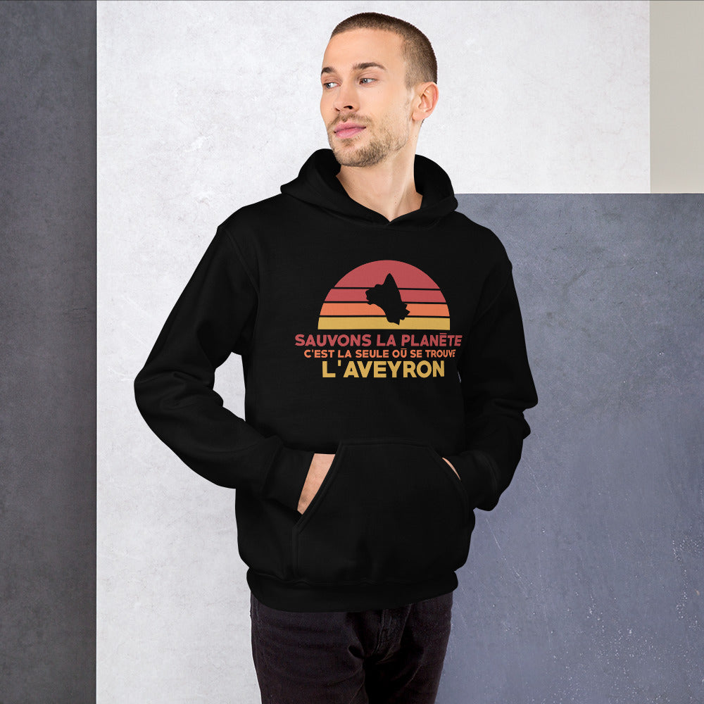 Sweatshirt Aveyron bleu marine - Sauvons l'Aveyron