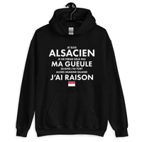 Thumbnail for Je suis Alsacien je ne ferme pas ma gueule - Sweatshirt à capuche standard