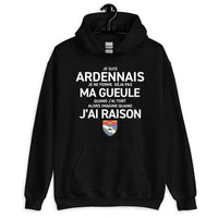 Thumbnail for Sweatshirt Ardennais bleu indigo - Je suis Ardennais je ne ferme pas ma gueule