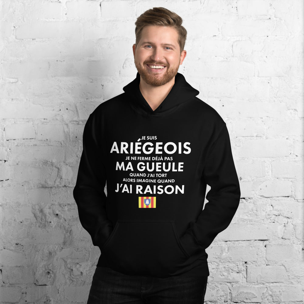 Sweatshirt Ariège bleu indigo - Je suis fier et je m'exprime