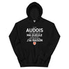 Sweatshirt Aude noir - Je suis Audois je ne ferme pas ma gueule