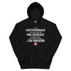 Sweatshirt Aveyron noir - Je suis Aveyronnais je ne ferme pas ma gueule