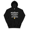 Sweatshirt Béarn noir - Je suis Béarnais je ne ferme pas ma gueule