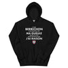 Sweatshirt Berry noir - Je suis Berrichon je ne ferme pas ma gueule