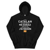 Sweatshirt Catalan noir - Je ne ferme pas ma gueule