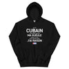 Sweatshirt Cuba noir - Je suis Cubain je ne ferme pas ma gueule