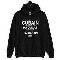 Thumbnail for Sweatshirt Cuba vert militaire - Je suis Cubain je ne ferme pas ma gueule