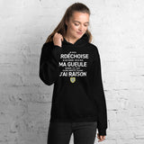 Je suis Ardéchoise je ne ferme pas ma gueule - Sweatshirt à capuche standard