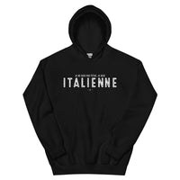 Thumbnail for Sweatshirt Italie noir - Je suis Italienne, fière et drôle