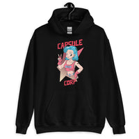 Thumbnail for Sweatshirt manga bordeaux - design inspiré de Bulma