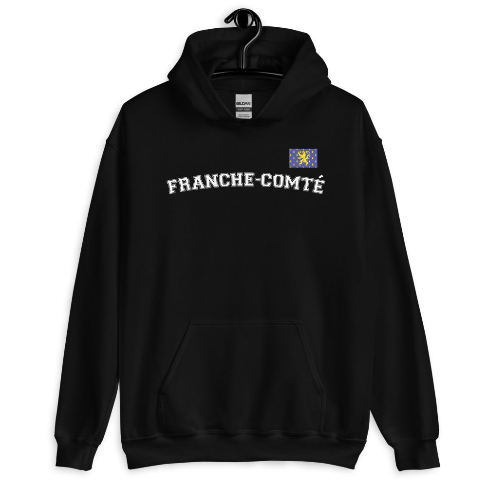 Sweatshirt Franche-Comté vert militaire - Style collège américain