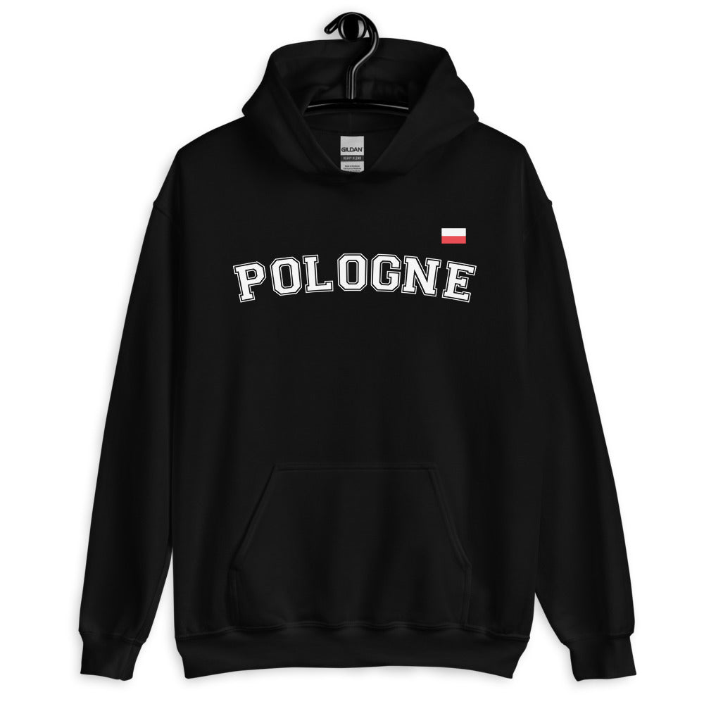 Sweatshirt Pologne gris foncé chiné - Style université américaine chic