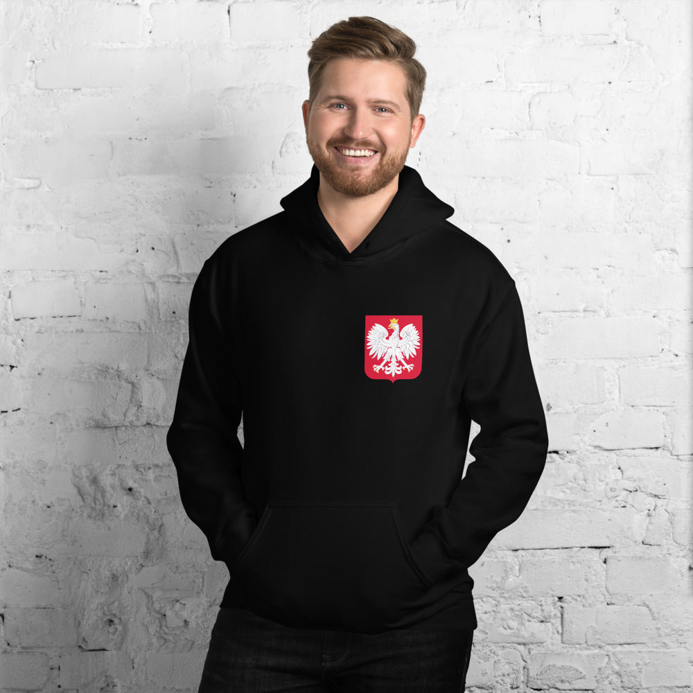 Sweatshirt Pologne bleu marine - Je n'ai pas choisi d'être Polonais